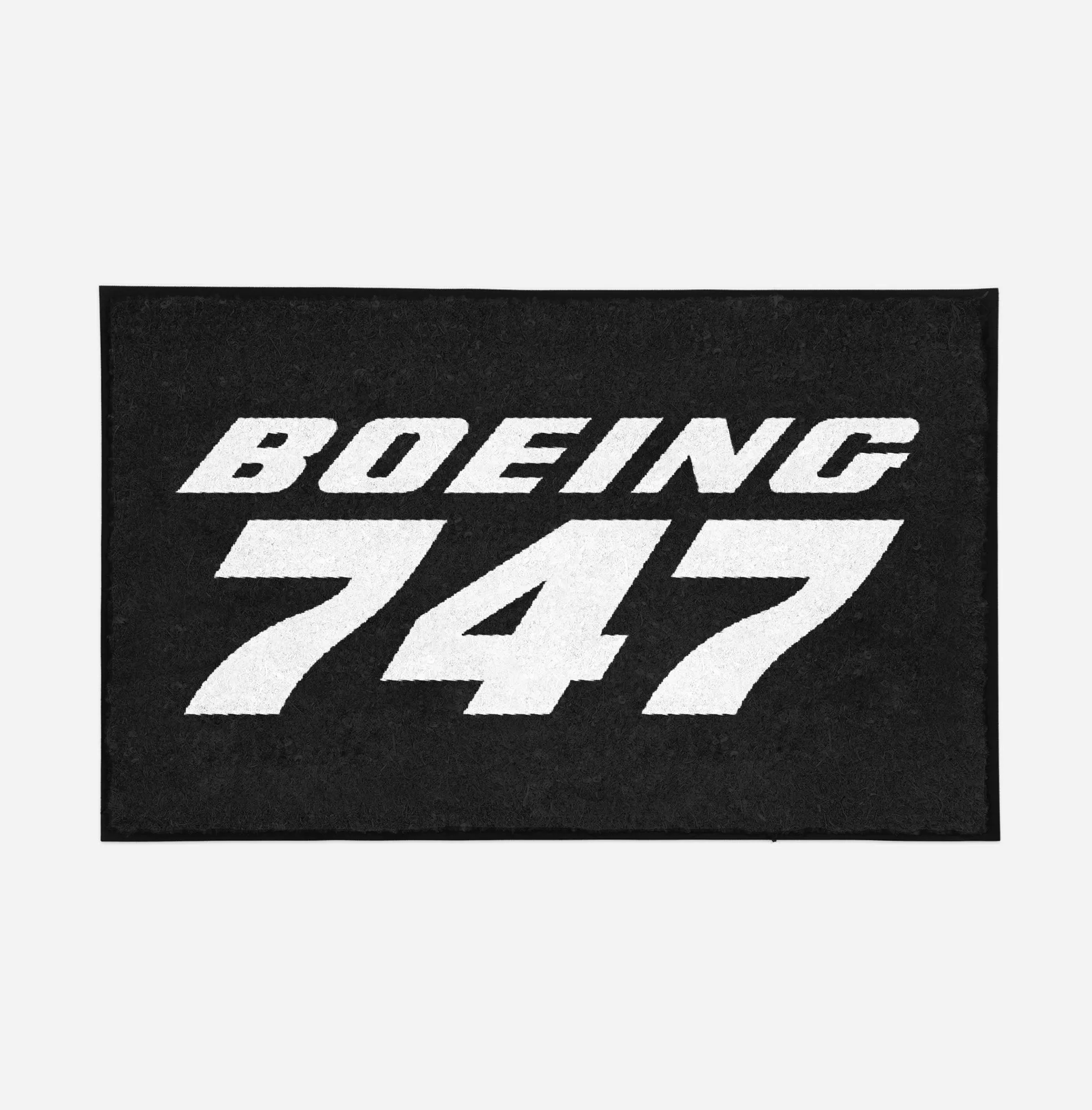 Boeing 747 & Text Designed Door Mats