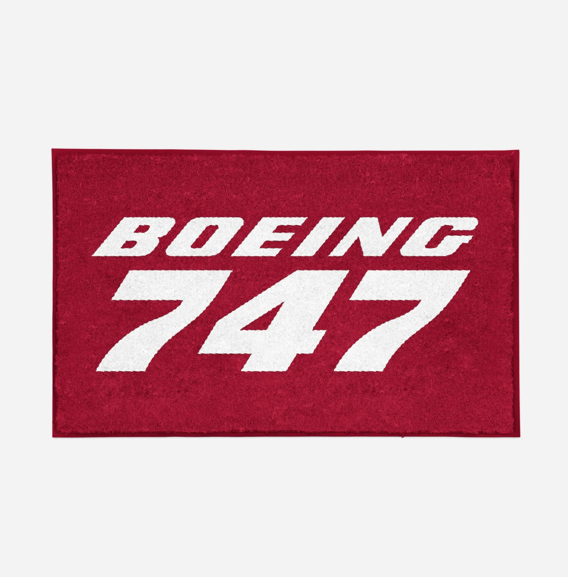 Boeing 747 & Text Designed Door Mats
