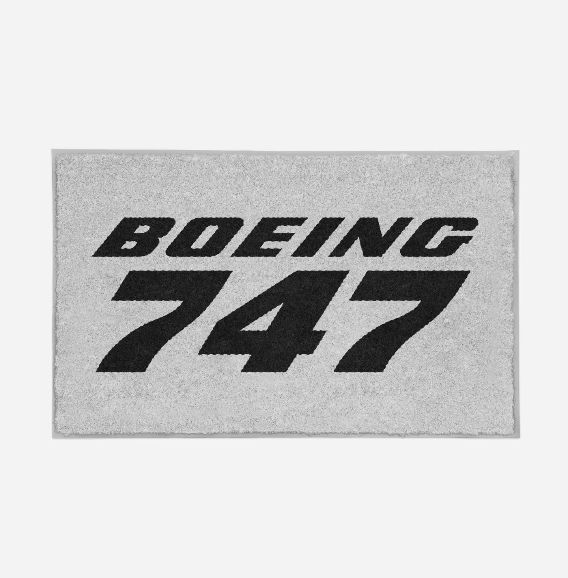 Boeing 747 & Text Designed Door Mats