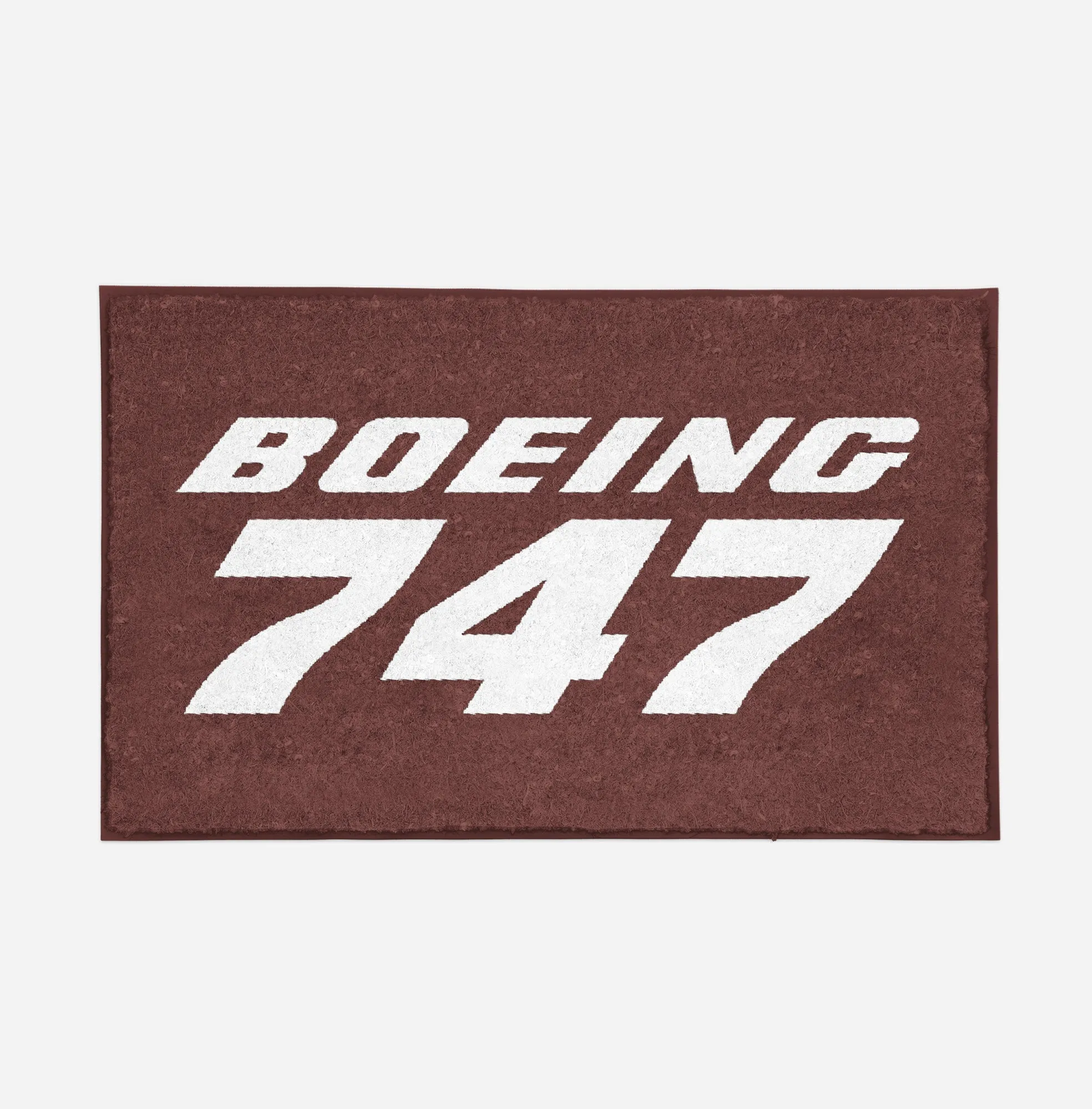 Boeing 747 & Text Designed Door Mats