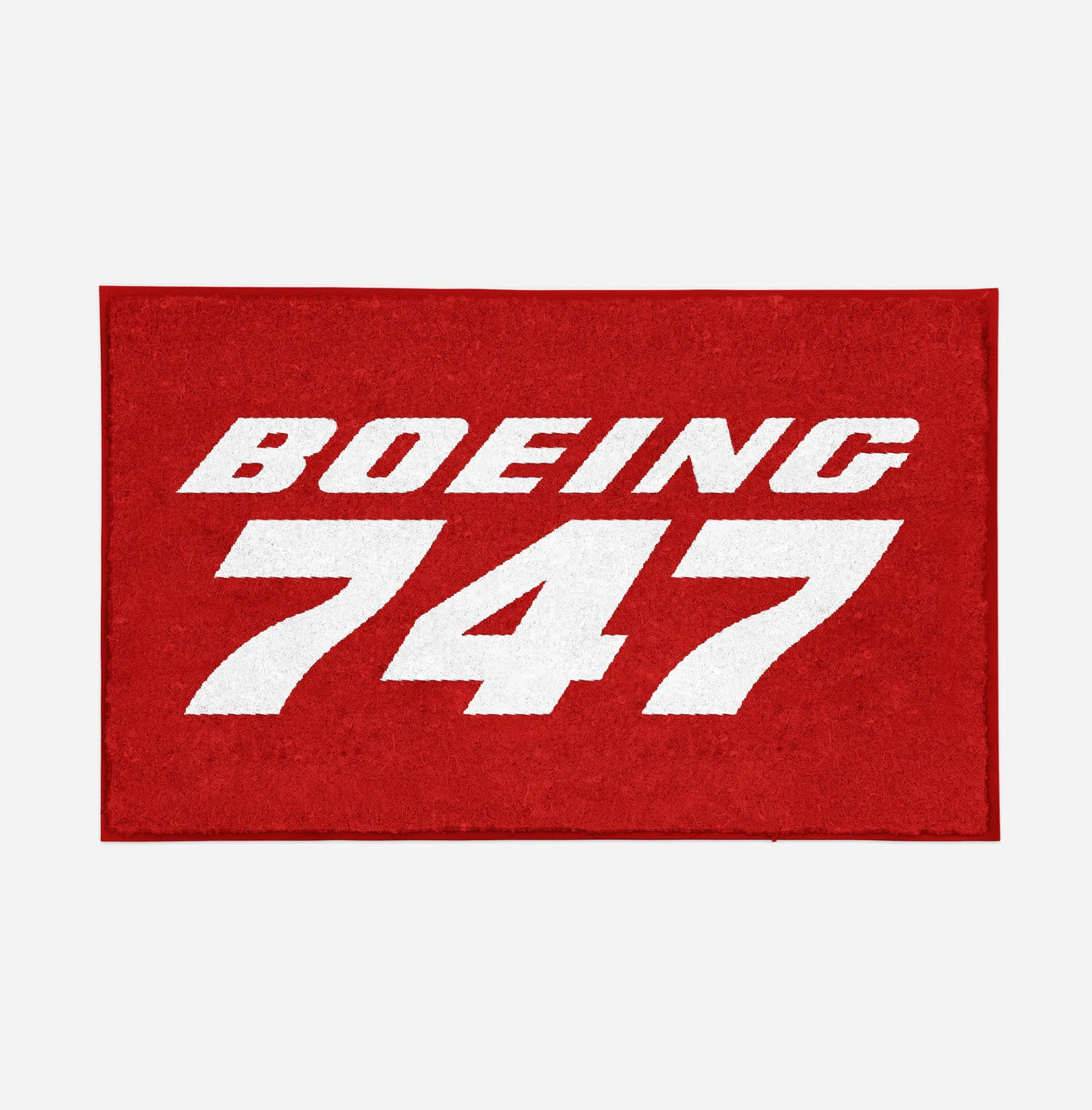 Boeing 747 & Text Designed Door Mats