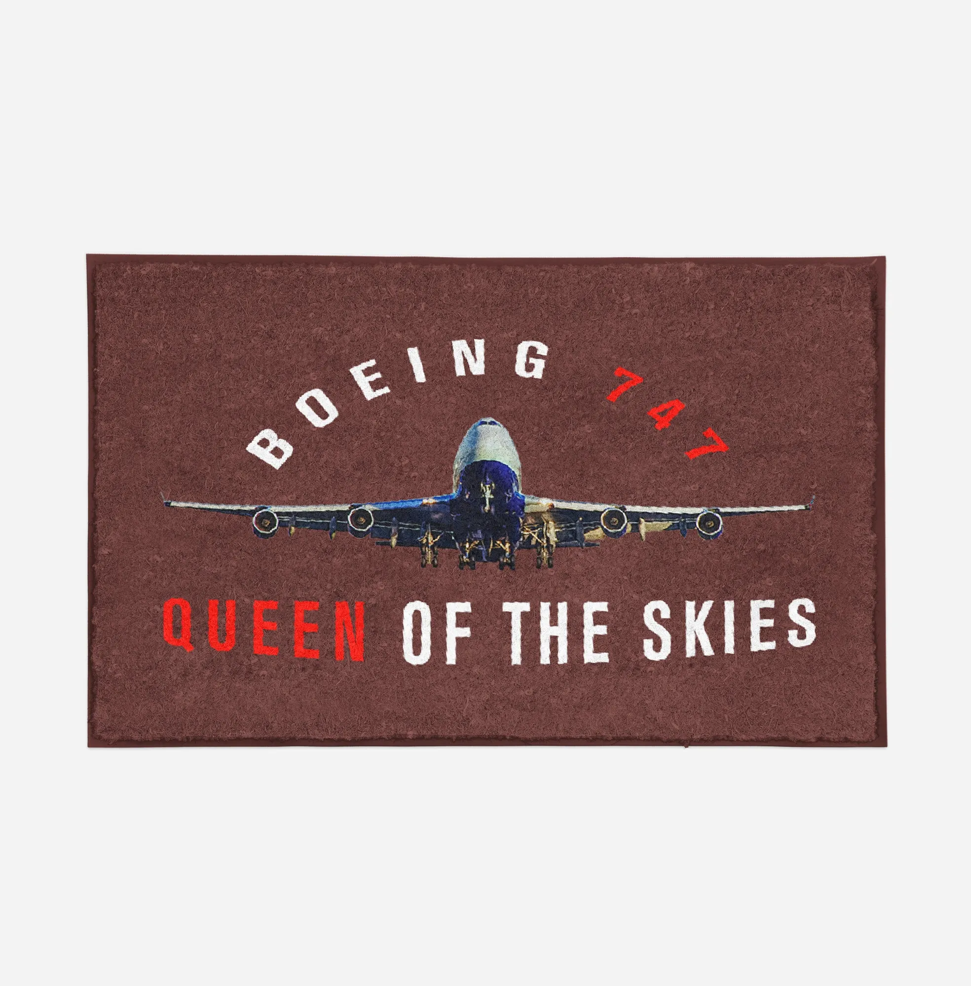 Boeing 747 Queen of the Skies Designed Door Mats