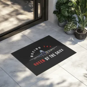 Boeing 747 Queen of the Skies Designed Door Mats door entrance rug