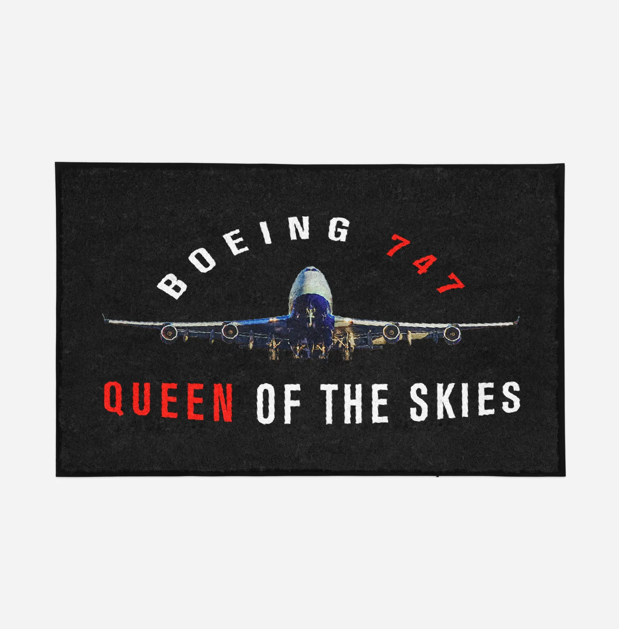 Boeing 747 Queen of the Skies Designed Door Mats
