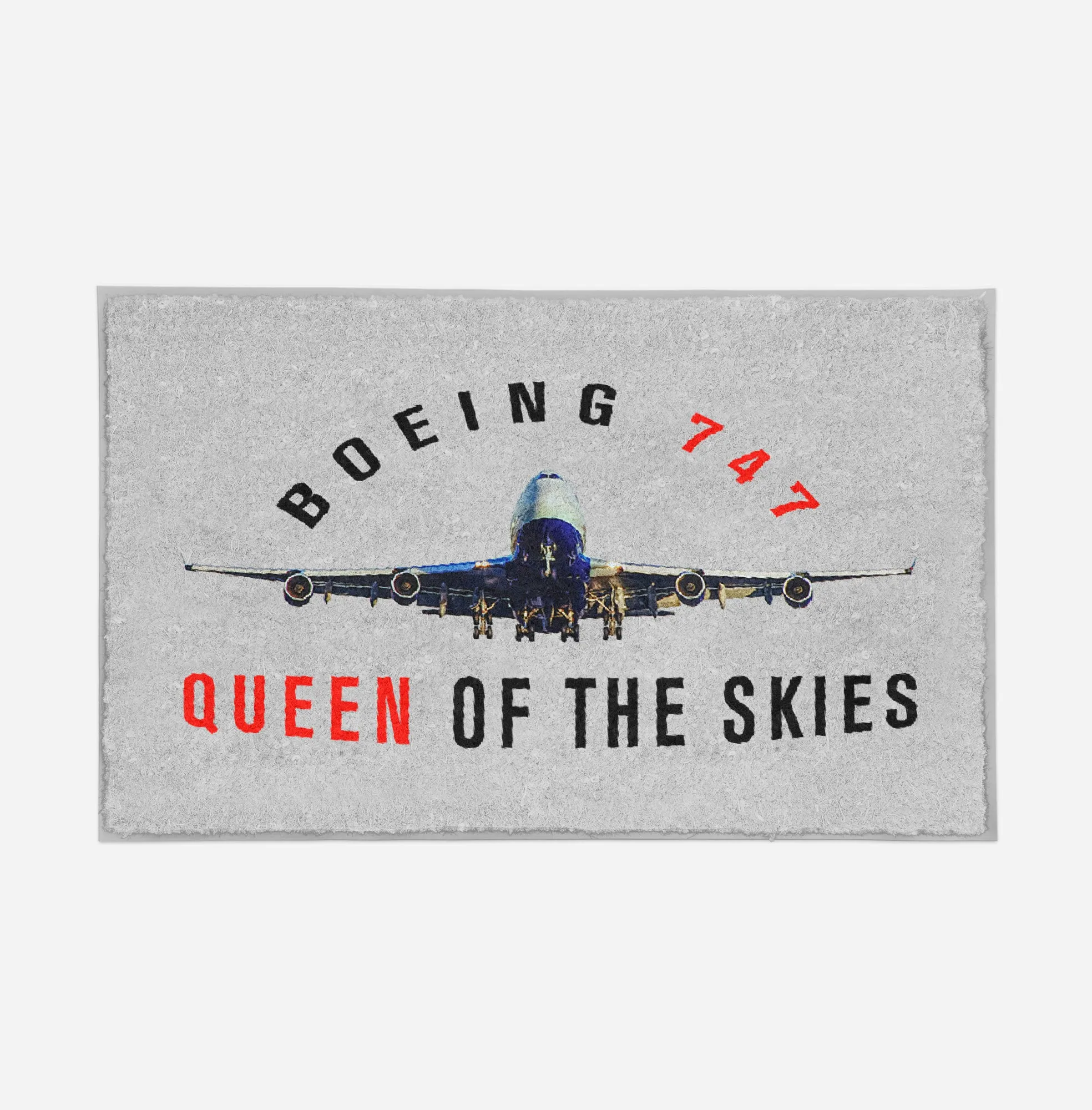 Boeing 747 Queen of the Skies Designed Door Mats