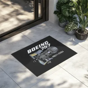 Boeing 757 & Rolls Royce Engine (RB211) Designed Door Mats door entrance rug