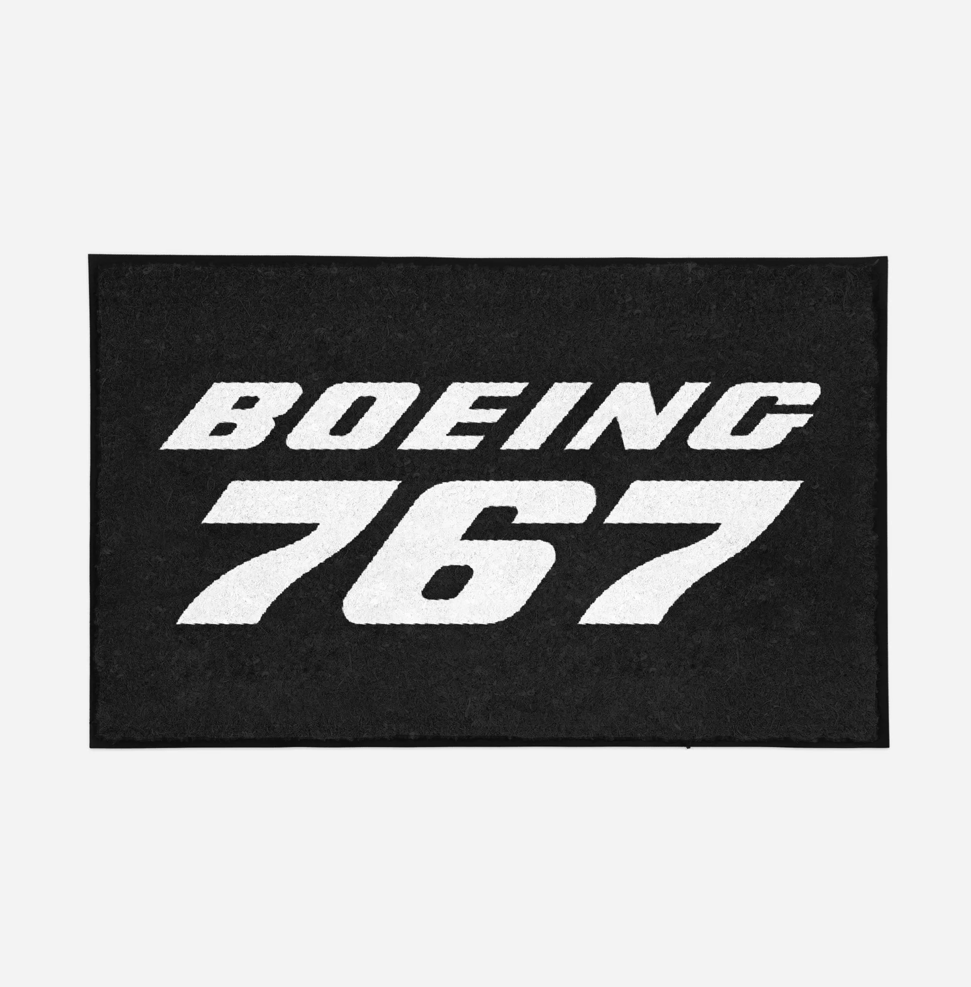 Boeing 767 & Text Designed Door Mats