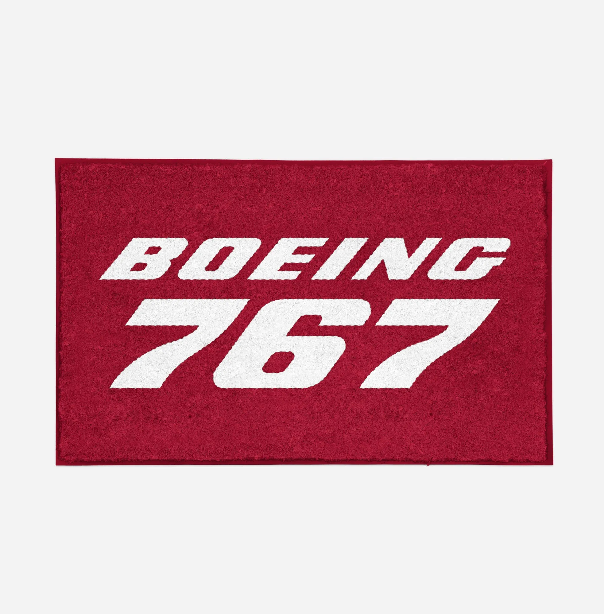 Boeing 767 & Text Designed Door Mats