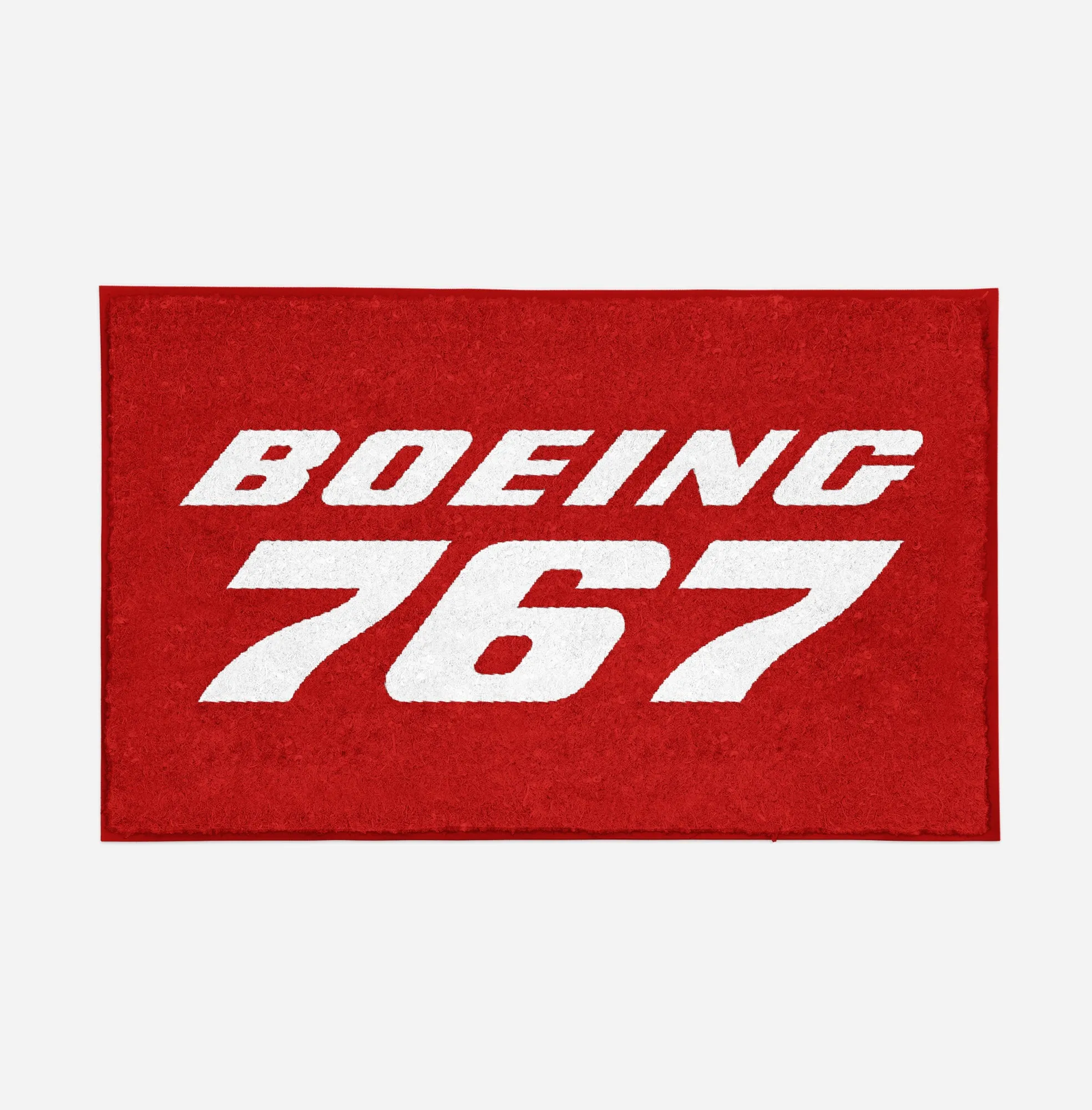 Boeing 767 & Text Designed Door Mats