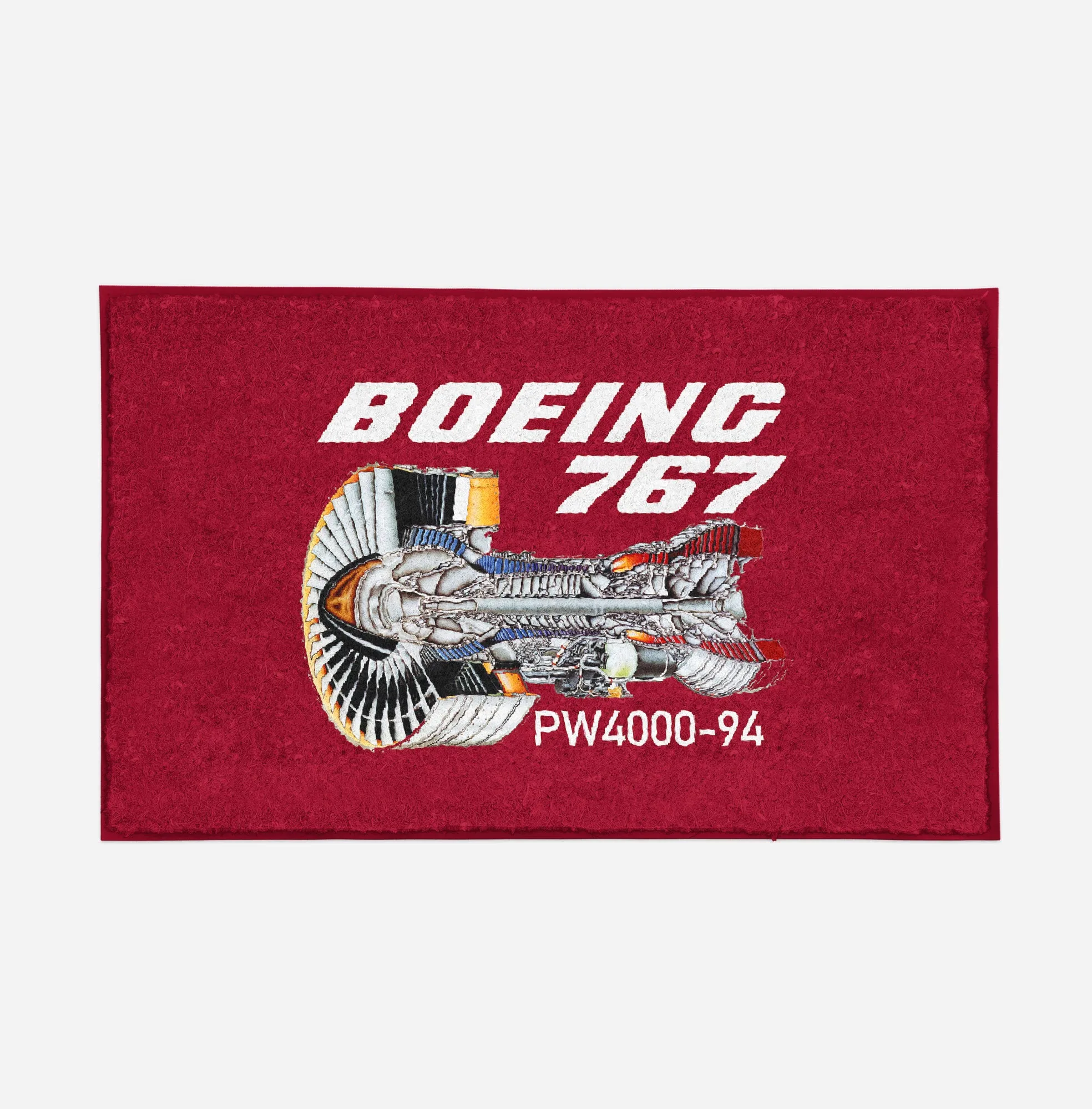 Boeing 767 Engine (PW4000-94) Designed Door Mats