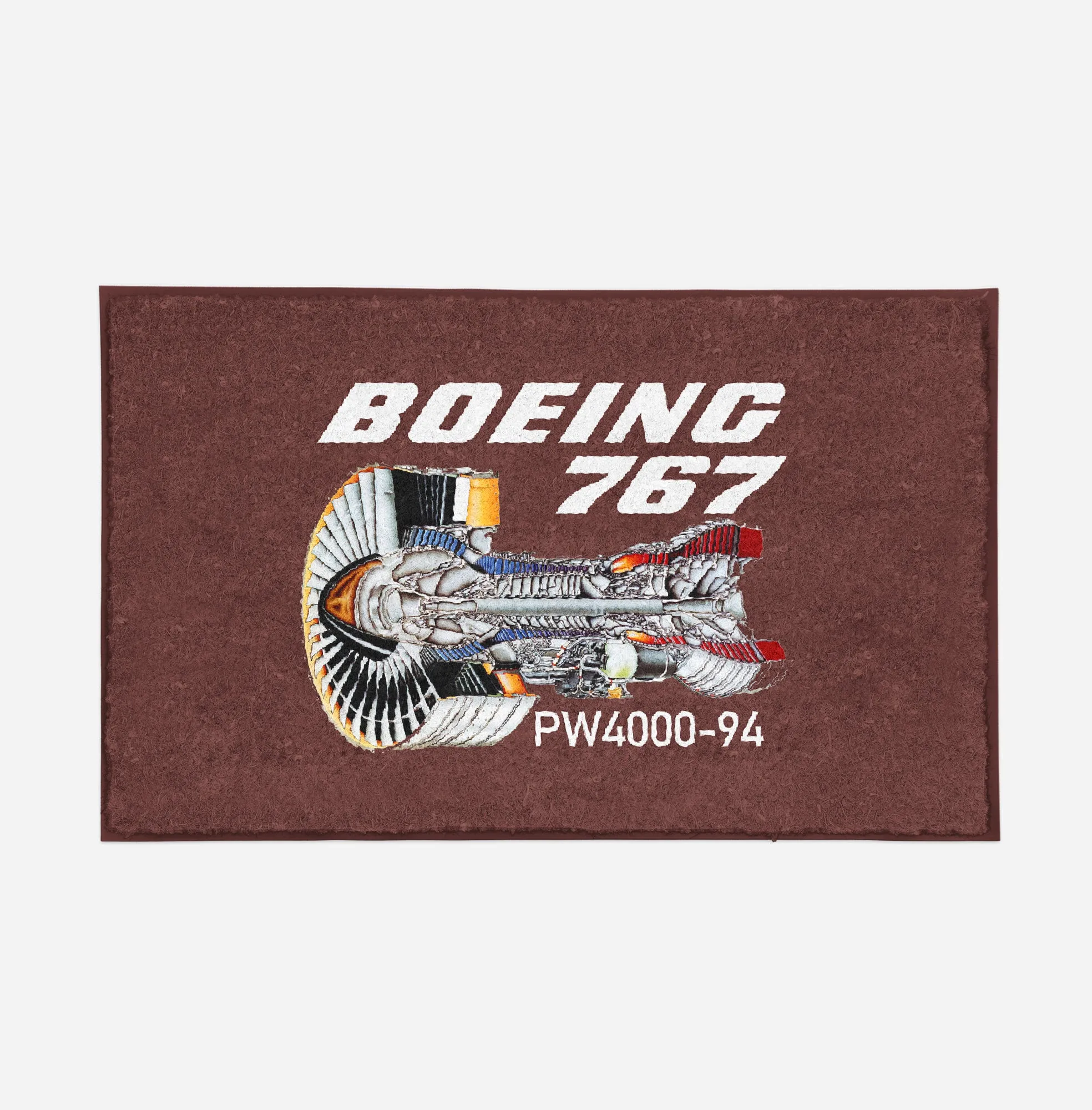 Boeing 767 Engine (PW4000-94) Designed Door Mats