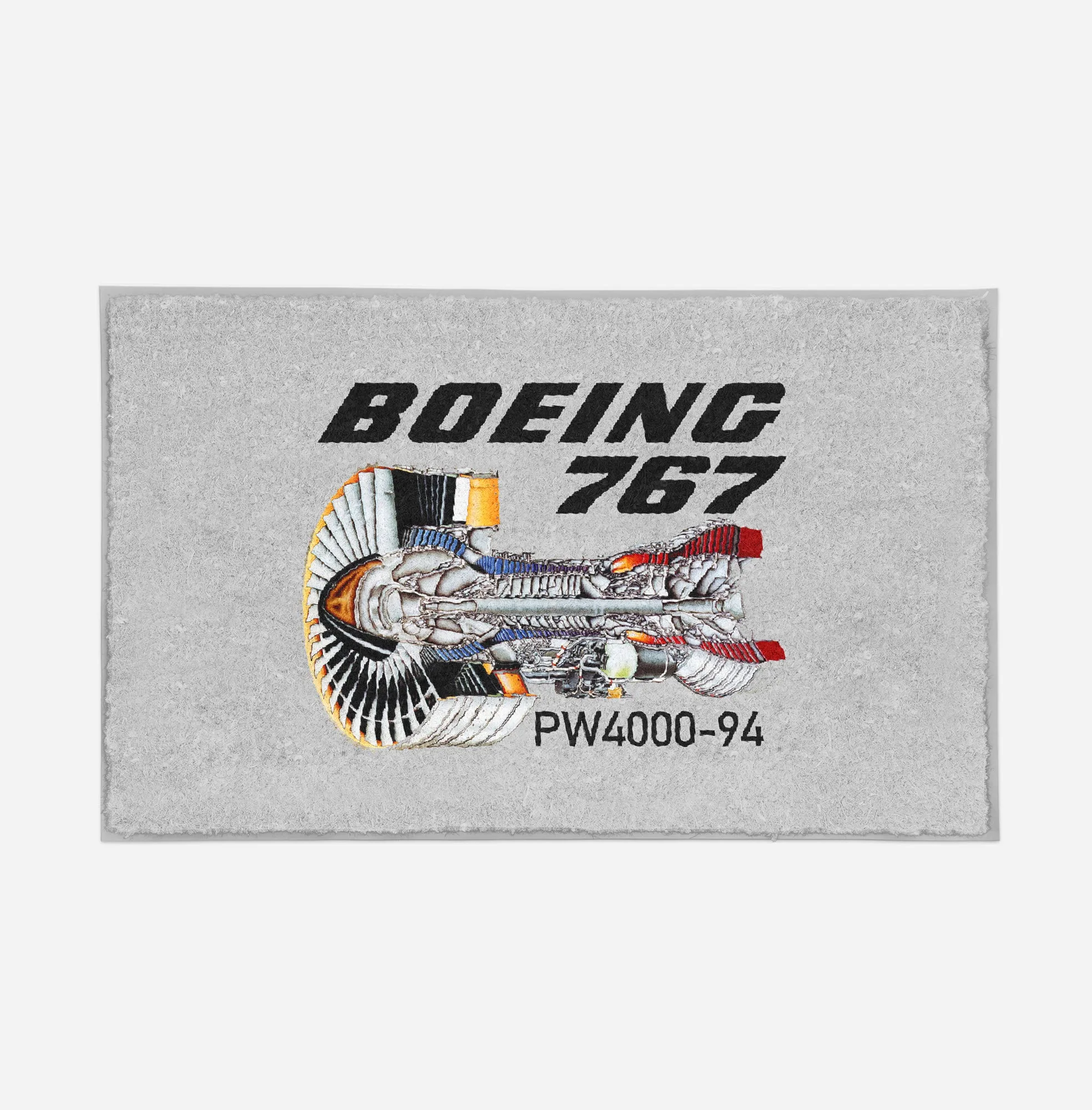 Boeing 767 Engine (PW4000-94) Designed Door Mats