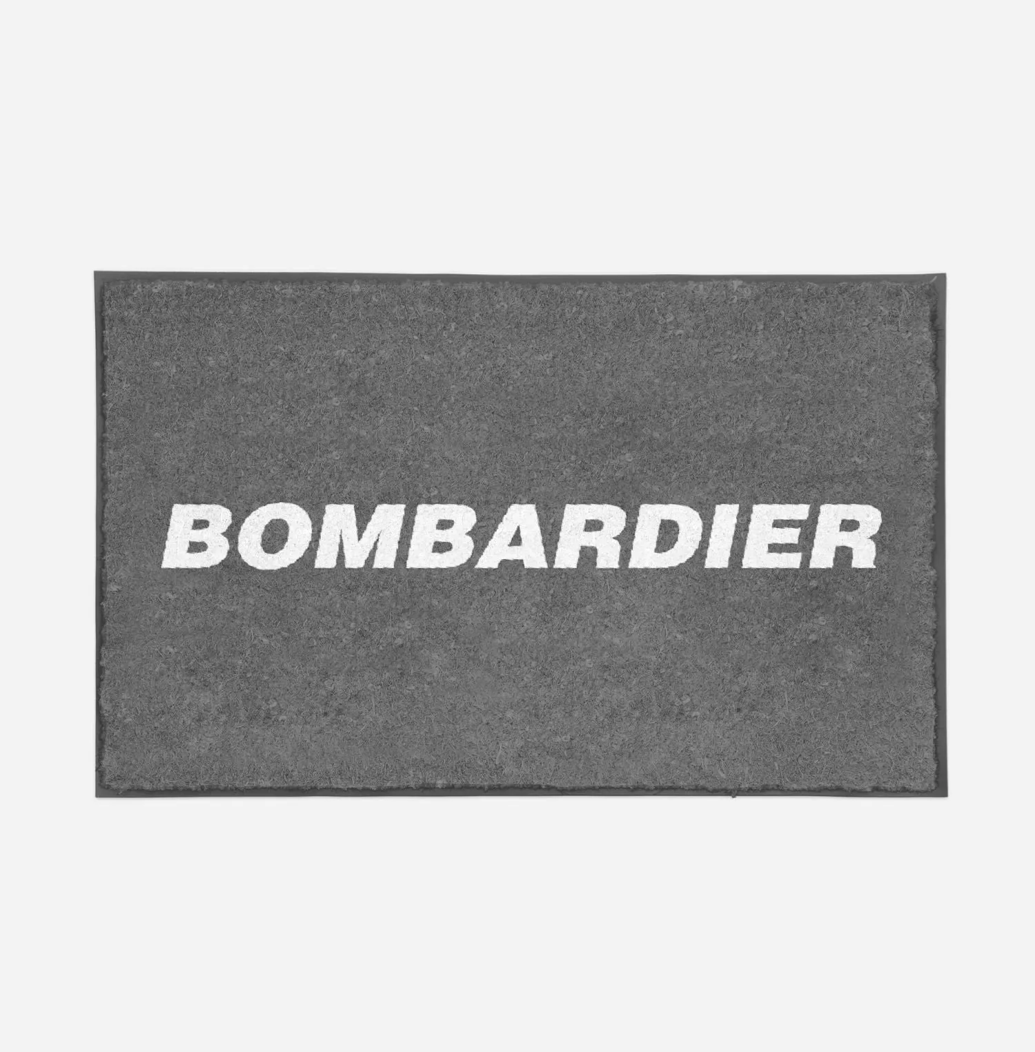 Bombardier & Text Designed Door Mats