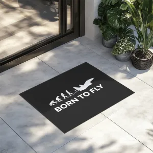 Born To Fly Military Designed Door Mats door entrance rug