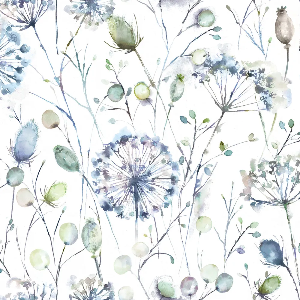 Boronia Printed Cotton Made to Measure Roman Blinds Crocus/Cream