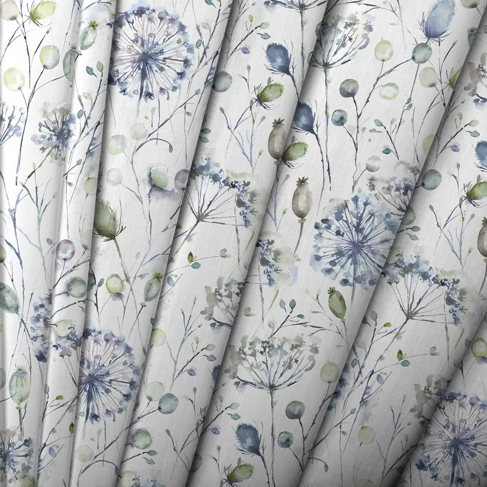 Boronia Printed Cotton Made to Measure Roman Blinds Crocus/Cream