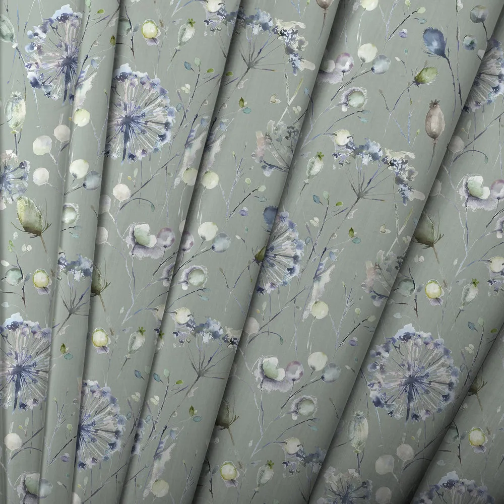 Boronia Printed Cotton Made to Measure Roman Blinds Crocus/Willow
