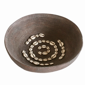 BOWL WITH COWRIE SHELLS DESIGN 12X36.5CM decorative home ornament