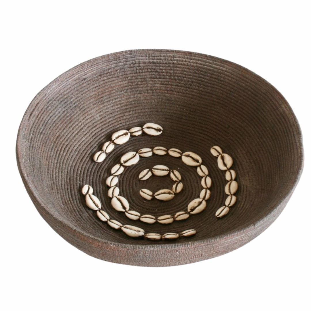 BOWL WITH COWRIE SHELLS DESIGN 12X36.5CM decorative home ornament
