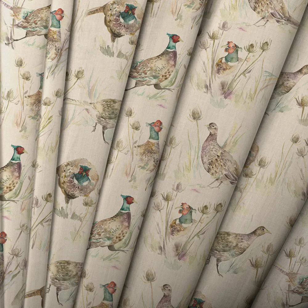 Bowmont Printed Made to Measure Curtains Pheasant