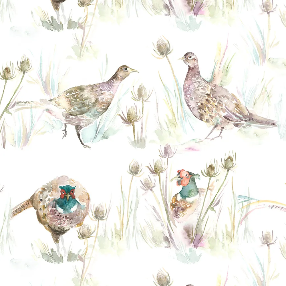 Bowmont Printed Made to Measure Curtains Pheasant