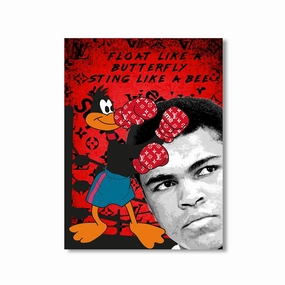 Boxing Duffy by daveschloffiart framed mural artwork