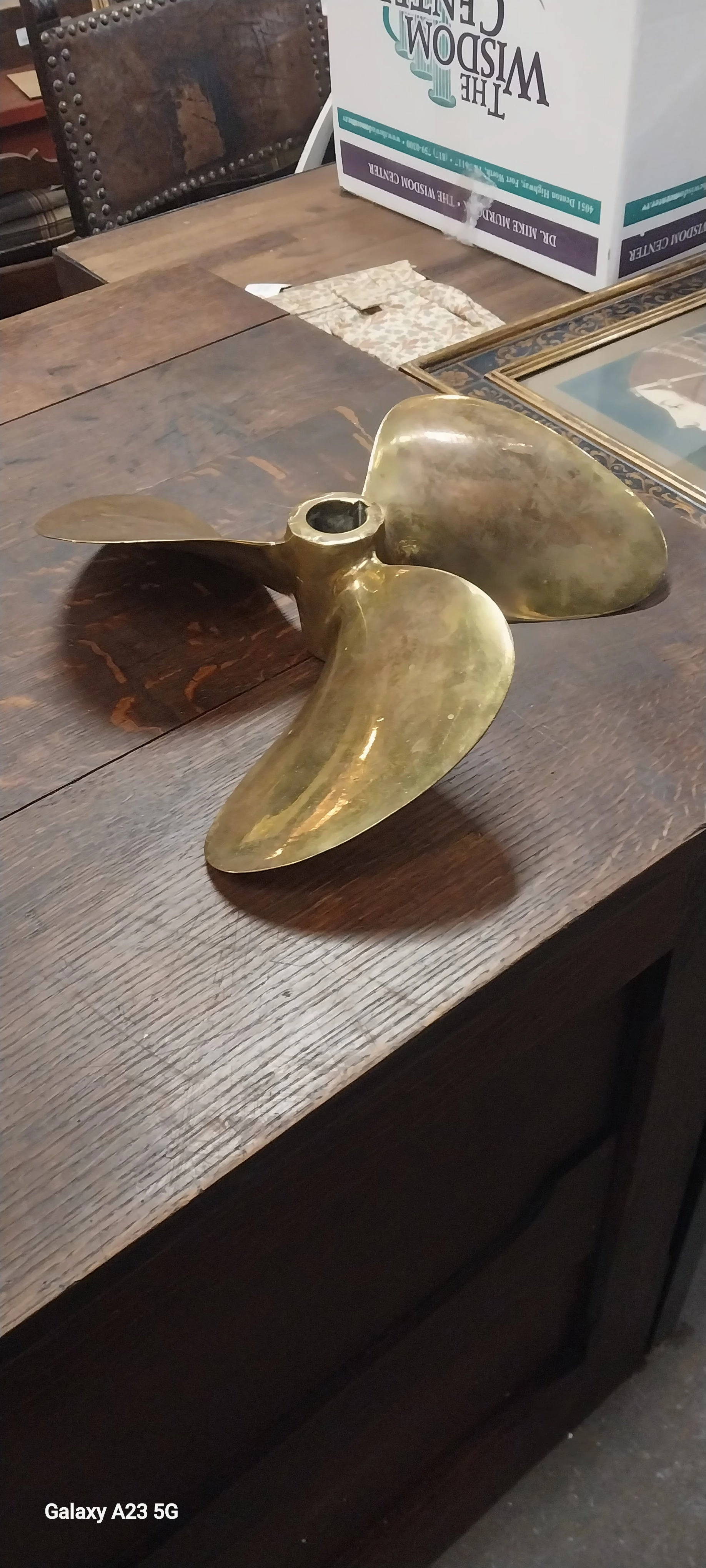 BRASS BOAT PROPELLER