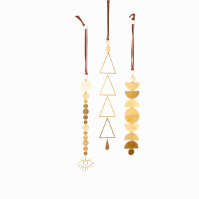 Brass Wall Hanging minimalist art object  