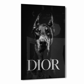 Brave by Adrian Vieriu Silver on Acrylic framed mural artwork