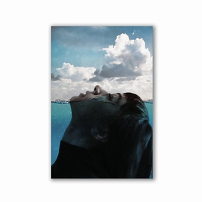 Breathe by Mr. Underdott framed mural artwork