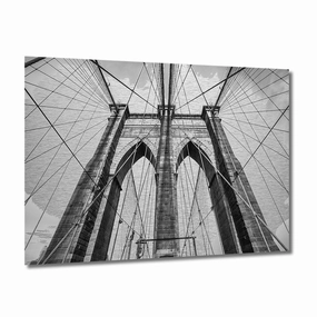 Bridge Art Brushed on AluDibond framed mural artwork