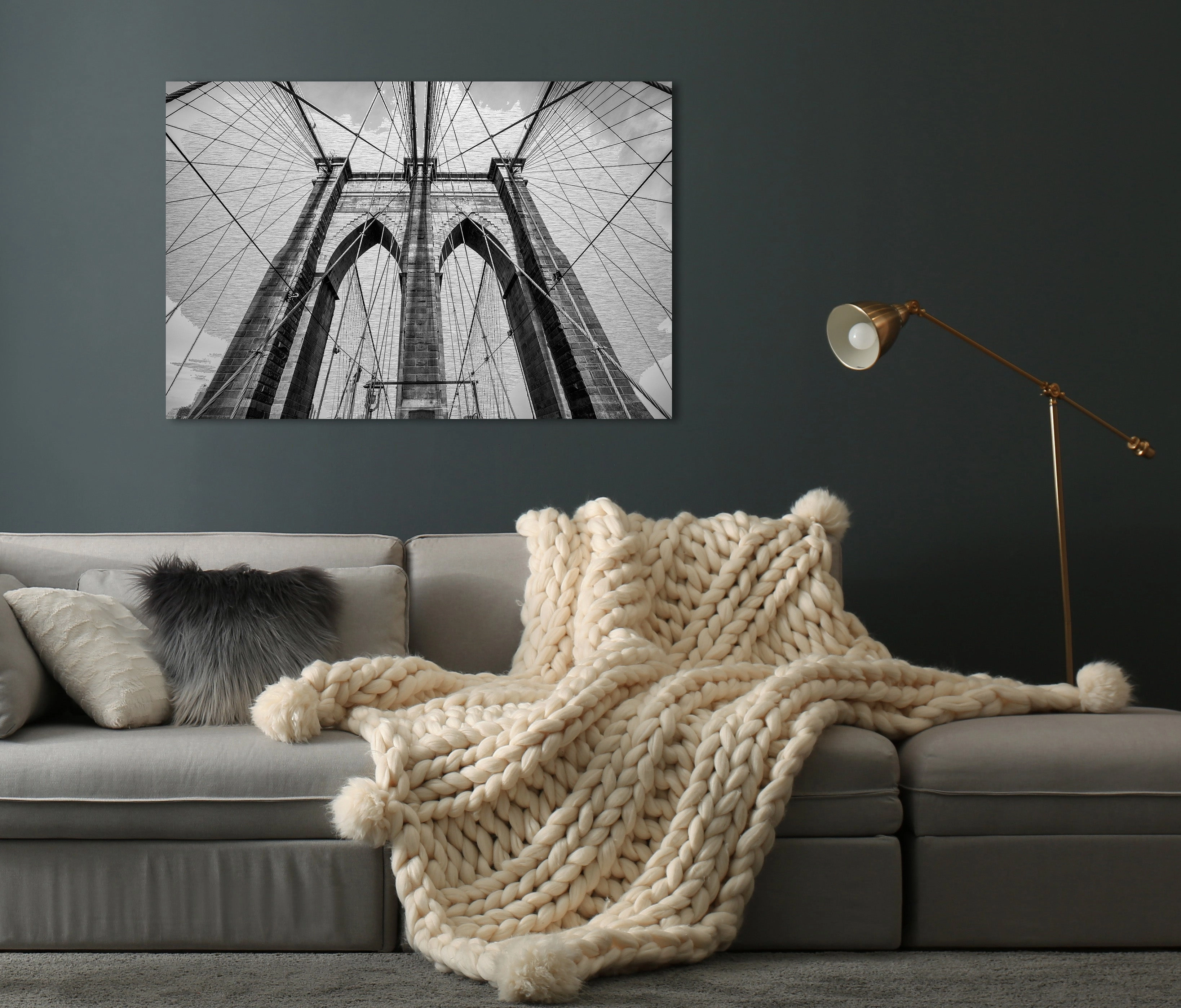 Bridge Art Brushed on AluDibond