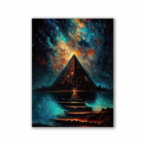 Bridge to the dessert by Markus Mikolai framed mural artwork