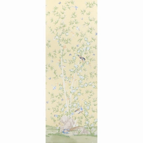 Brighton Pavilion Wallpaper in Yellow paper wall covering