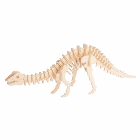 Brontosaurus 3D Wooden Puzzle, 14-Inch wooden room decoration