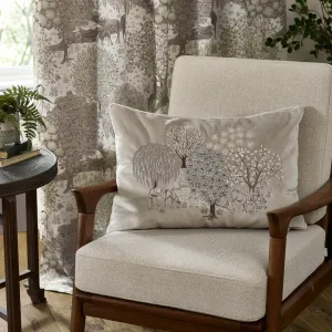 Brook Embroidered Velvet Cushion Linen modern fashion rug  