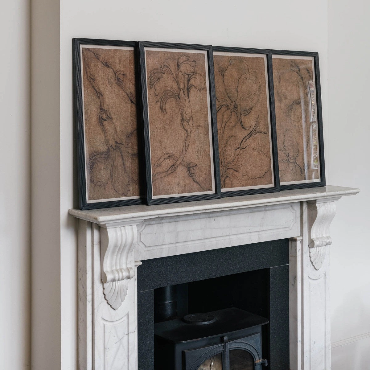 Brookby Set of Four Framed Wall Art 70cm