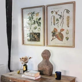 Brookby Set of Two Framed Potato and Hazel Wall art modern mural painting