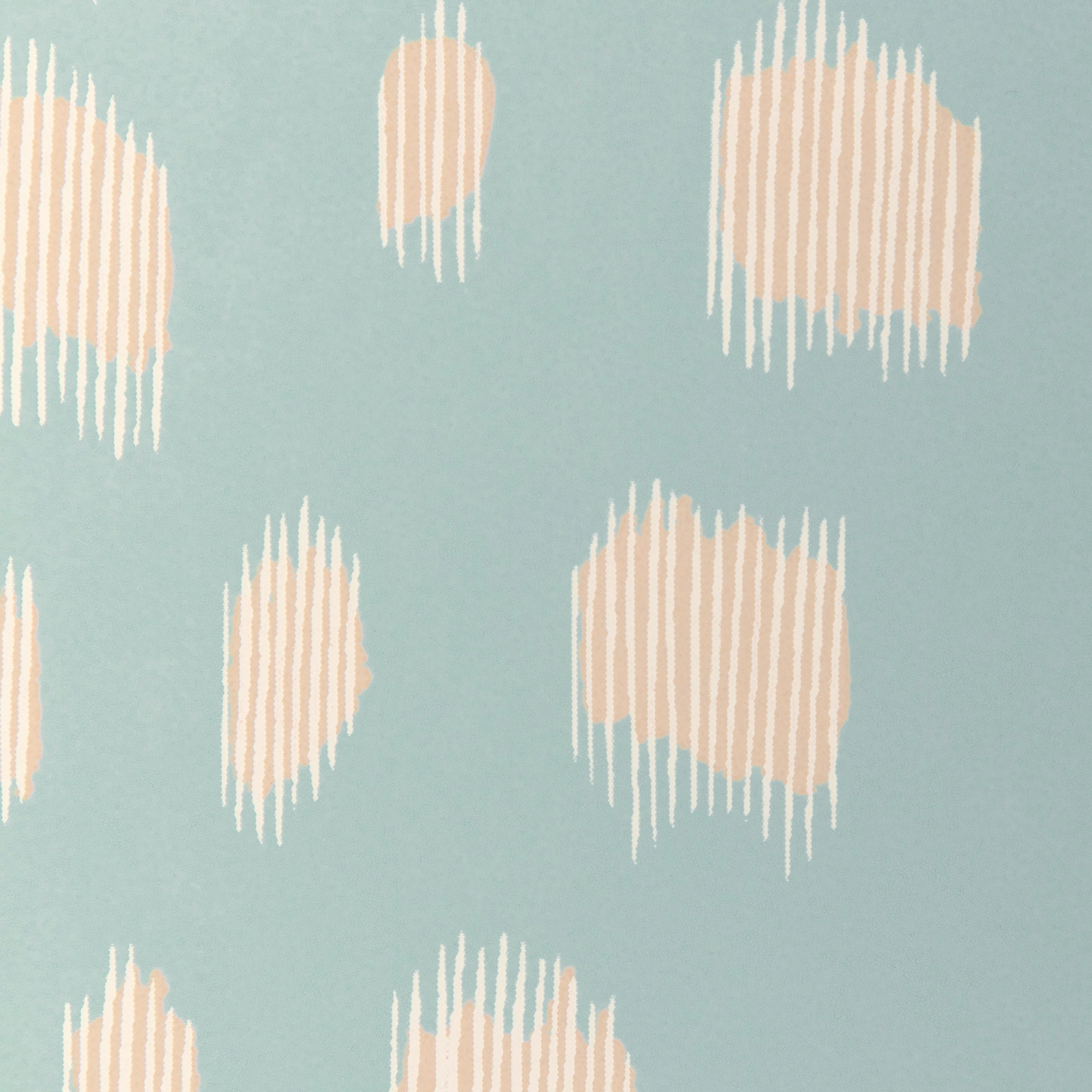 Brunschwig & Fils Les Touches Reverse Mist Print Wallpaper
