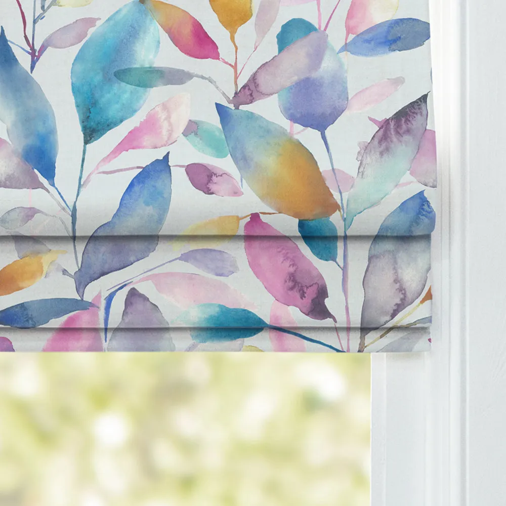 Brympton Printed Cotton Made to Measure Roman Blinds Cream