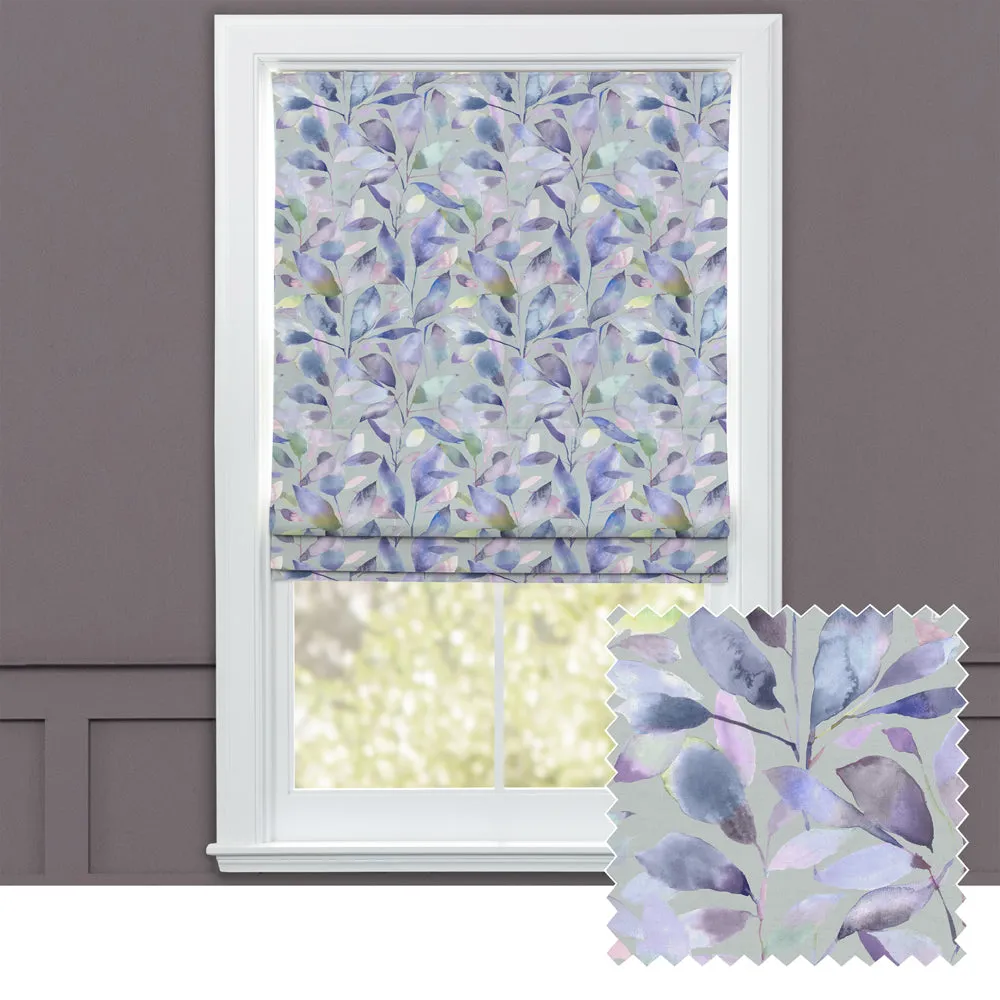 Brympton Printed Cotton Made to Measure Roman Blinds Duck Egg chic floor carpet  