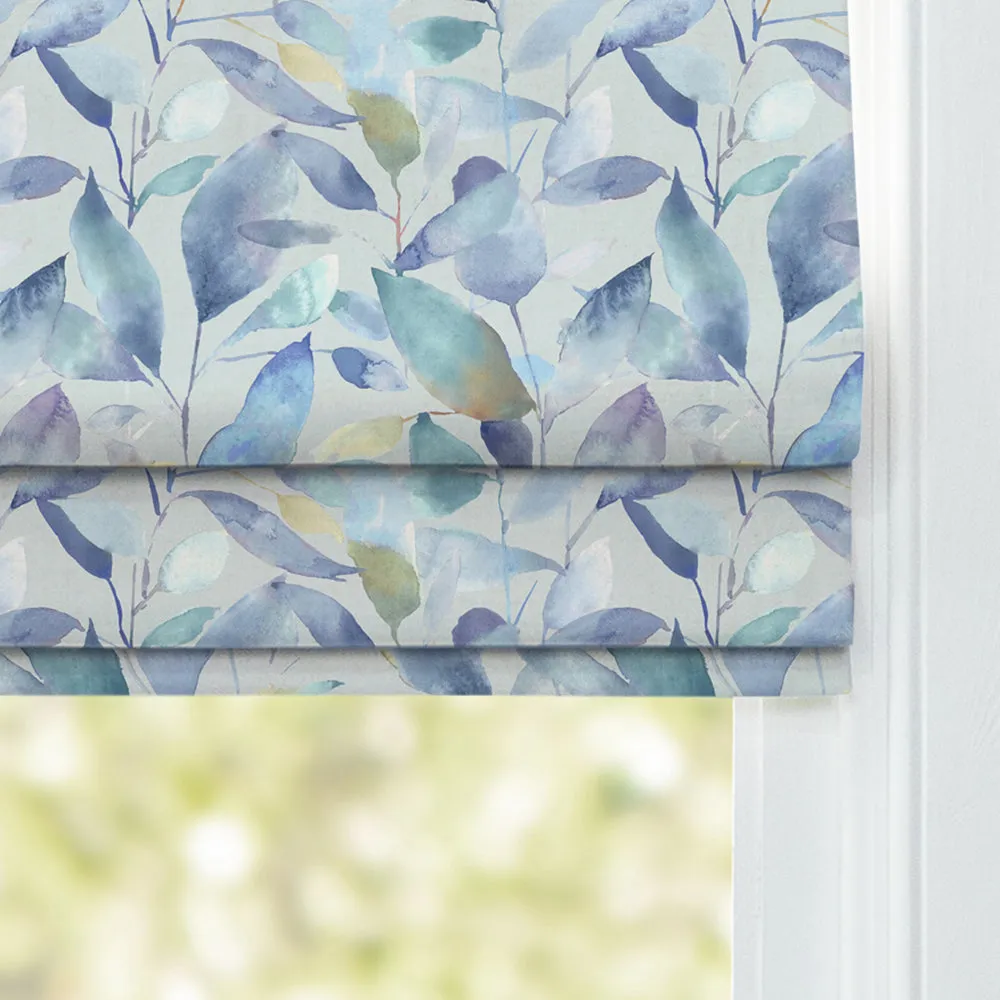 Brympton Printed Cotton Made to Measure Roman Blinds Pacific