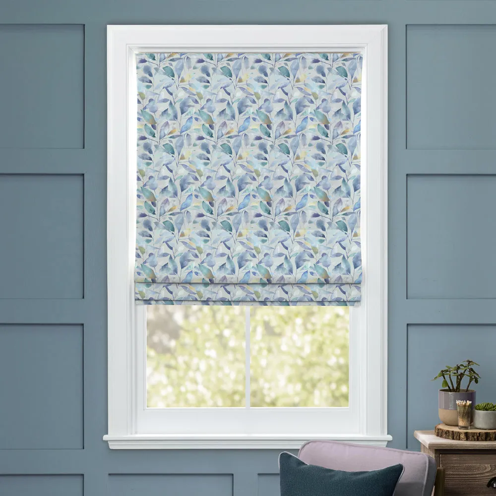Brympton Printed Cotton Made to Measure Roman Blinds Pacific