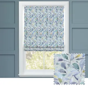 Brympton Printed Cotton Made to Measure Roman Blinds Pacific chic floor carpet  