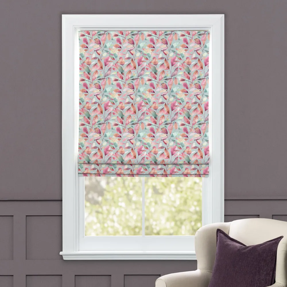 Brympton Printed Cotton Made to Measure Roman Blinds Russett