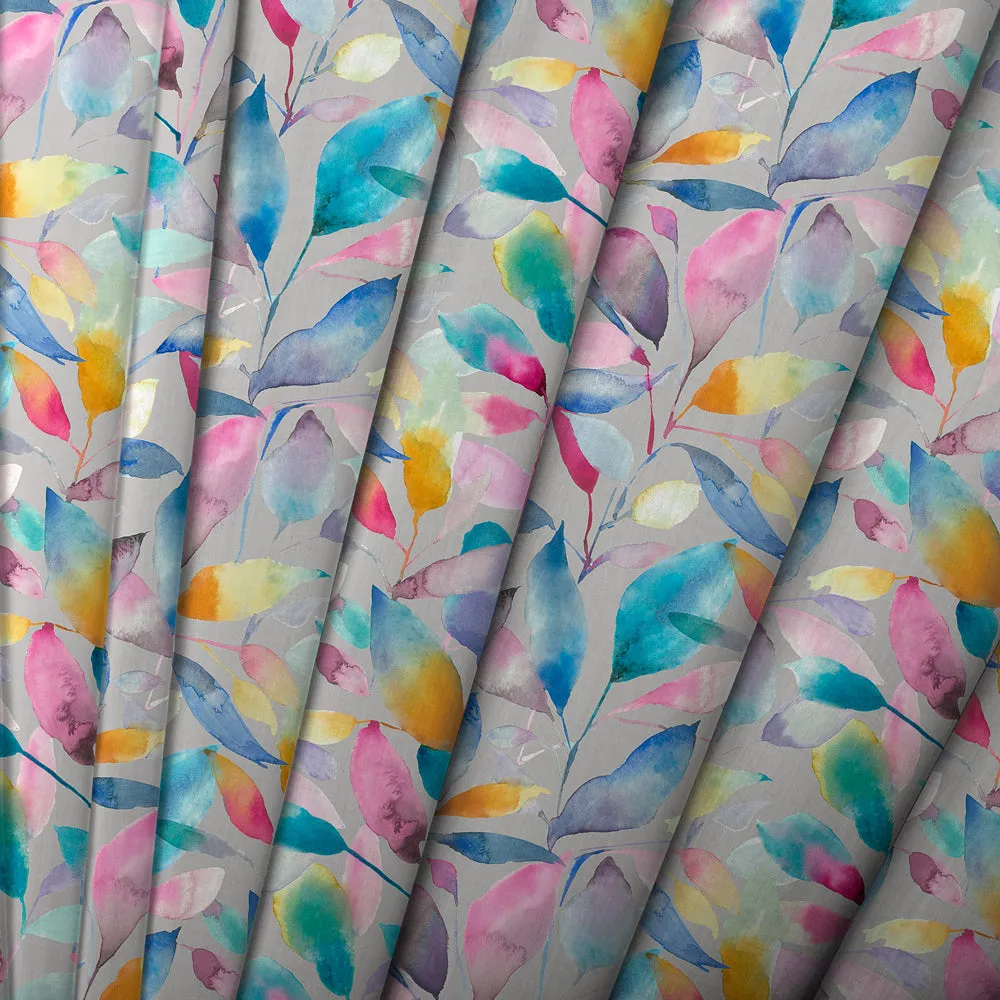 Brympton Printed Cotton Made to Measure Roman Blinds Stone