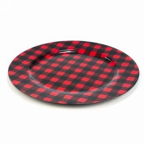 Buffalo Plaid Plate/ Charger wall pendant decor