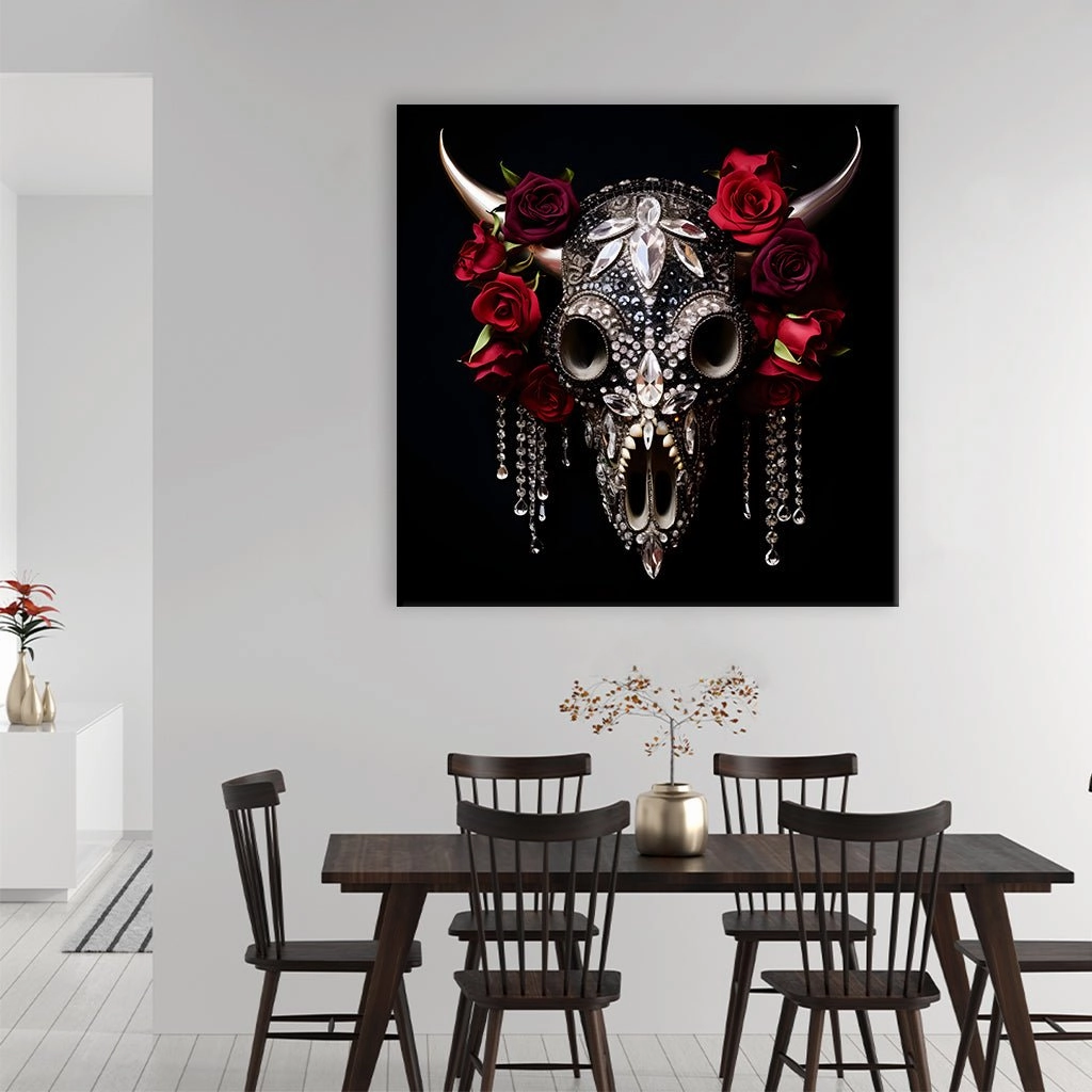 Bull Skull No1 by Rosa Piazza
