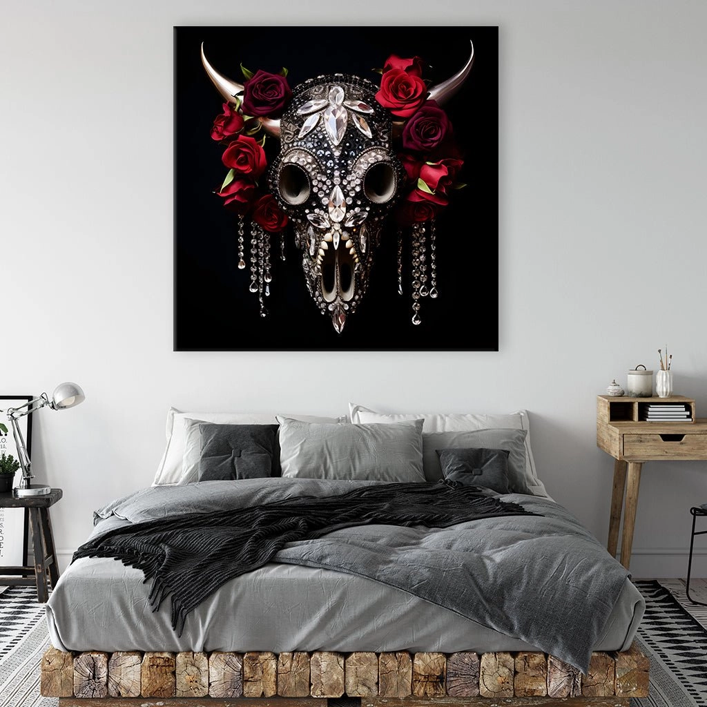 Bull Skull No1 by Rosa Piazza