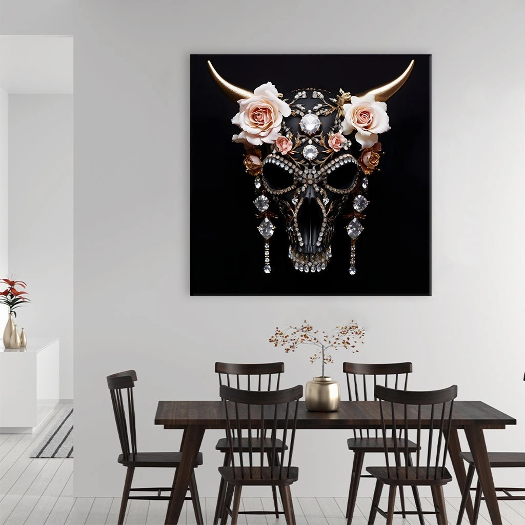 Bull Skull No2 by Rosa Piazza 